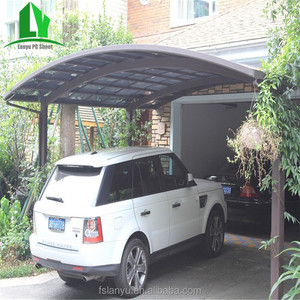 Ngoài Trời Prefab Sun Shades Khung Kim Loại Thép Không Thấm Nước Xe Tán - Product Image 6