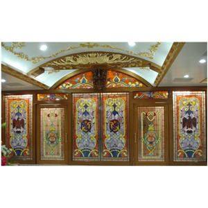 Feuille de cuivre trempé vitrail fantaisie mosaïque à motifs en verre tiffany vitrail - Product Image 2