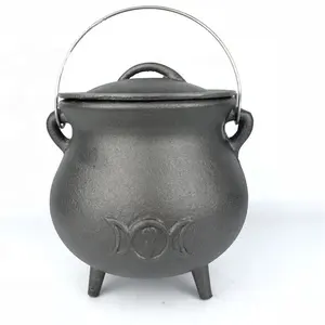 Gang ba mặt trăng sao năm cánh lớn potbelly lncense nhựa PALO Stick Burner kim loại vạc