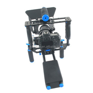 Rundour DSLR Video Ổn Định Máy Ảnh Rig Cage Kit Vai Núi Rig + Matte Box + Follow Focus + Lồng Cho Canon 5D Mark III 5D2 60D 7 - Product Image 3