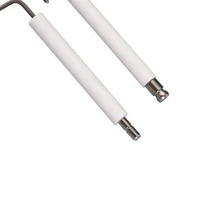 Ceramic spark plug ignition needle