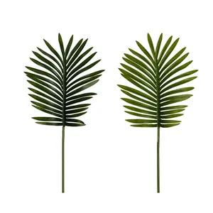 Artificial Wall Different Sizes Hawaii Palm Leaves Artificial Leaf For Wall Decor