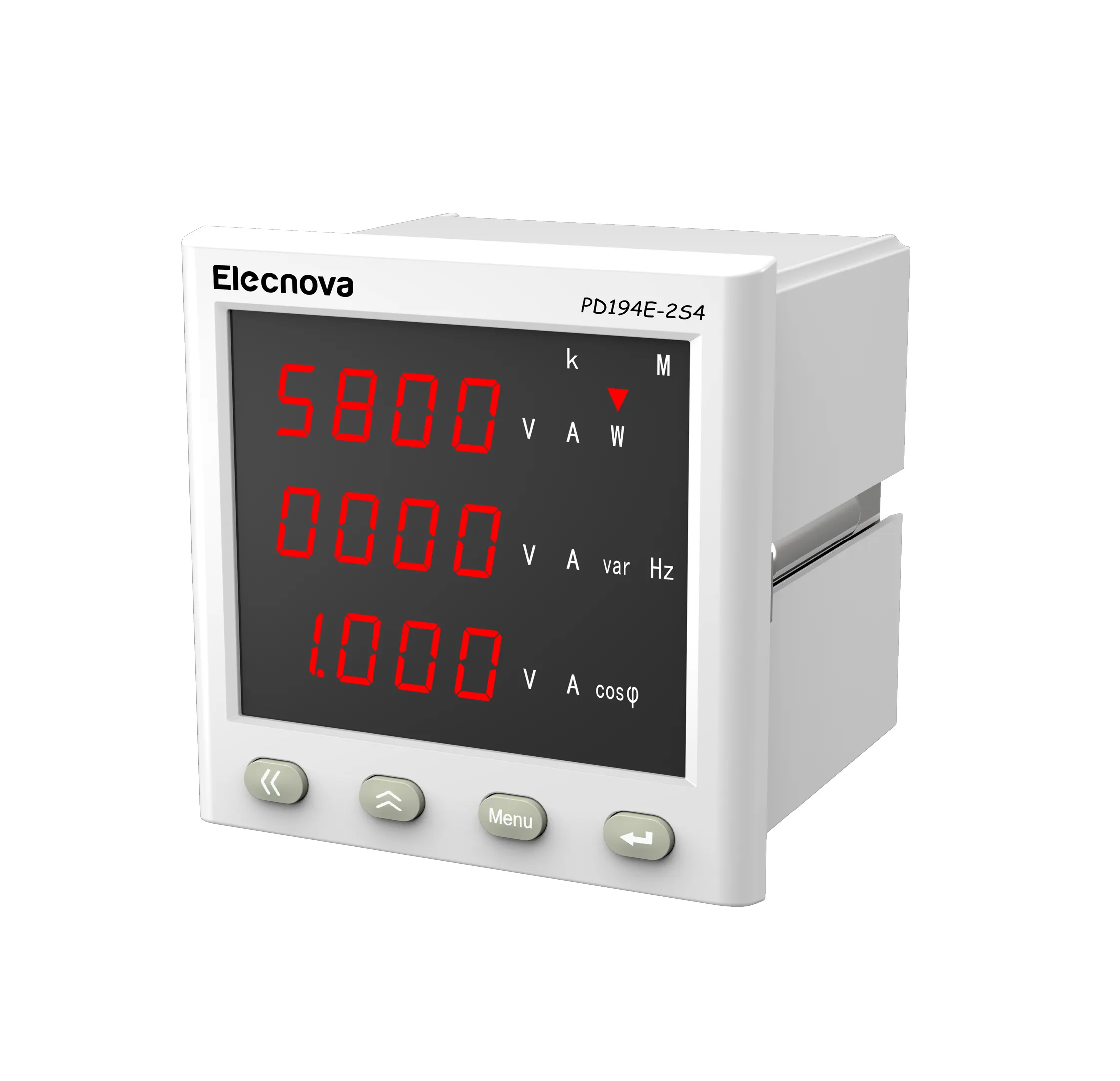 Elecnova PD194E-2S4 120*120mm 3 fazlı AC dijital çift yönlü enerji elektrik güç ölçer rs485