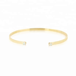 LY Fashion gelang India manset perhiasan wanita <span class=keywords><strong>925</strong></span> perak murni putih <span class=keywords><strong>opal</strong></span> batu permata dubai Emas Gelang desain