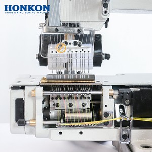 HONKON HK-008 12 <span class=keywords><strong>Needle</strong></span> Pneumatic Automatic <span class=keywords><strong>Thread</strong></span> Cutting Stitching Industrial Sewing MachineためClothing - Product Image 4