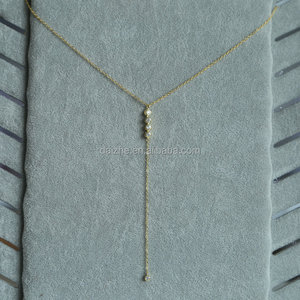 Ingrosso 2025 anno nuovo gioiello raffinato a catena lunga Bling zircone cubico tipo collana oro Sexy elegante per festa regalo di nozze - Product Image 3