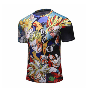 T-shirt da <span class=keywords><strong>uomo</strong></span> Cody Lundin Sports Clothing, <span class=keywords><strong>abbigliamento</strong></span> da <span class=keywords><strong>palestra</strong></span>, stampa 3D Goku, T-shirt estiva alla moda, tessuto lavorato a maglia con motivo animale - Product Image 3