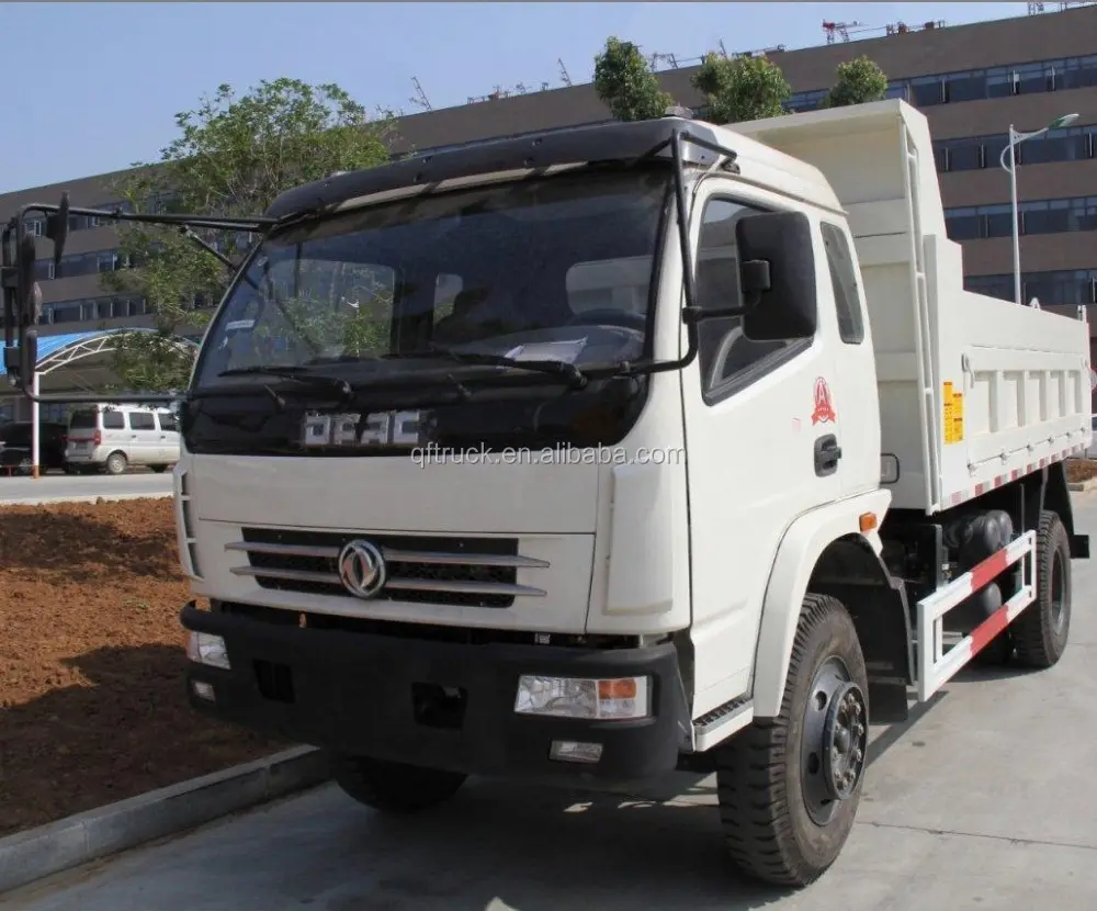 מחיר זול יותר Dongfeng 4wd משאית טיפר קיבולת 5 T RHD 6 משאית אשפה גלגל על חמות מכירות ב האיים המלדיביים