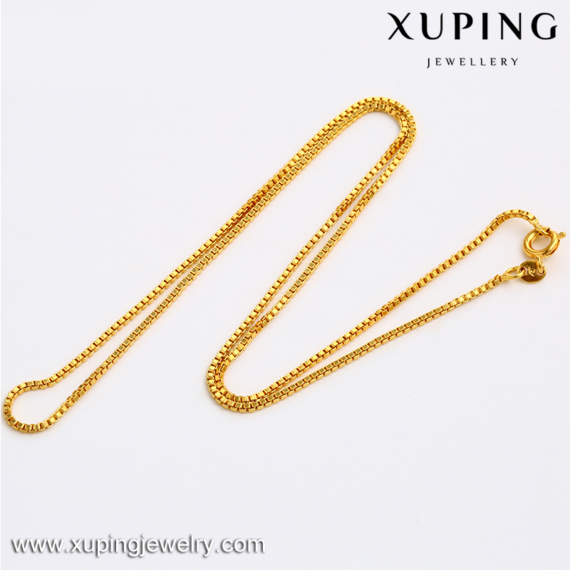 Shop Xuping Costume Jewelry Dubai 24K Gold Plated Chains