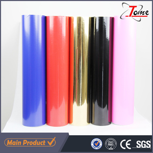 Gunangzhou <span class=keywords><strong>tome</strong></span> 140g 80 microns pvc film meilleur prix couleur découpe de vinyle matériel - Product Image 1