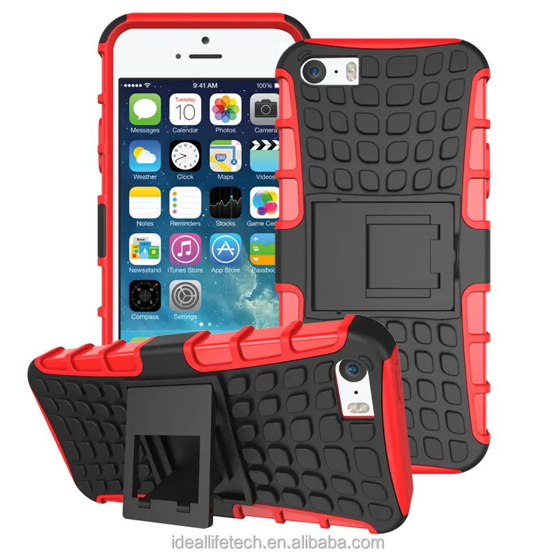 New arrival tyre thread shockproof mobile phone cover for Iphone 5