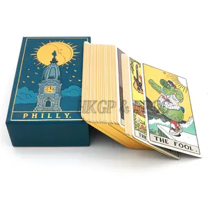 Hoge Kwaliteit Zwart Secret Reizen Printable Tarot Kaarten Met Goedkope Prijs