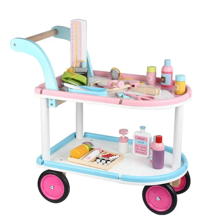 Educational Hospital Equipment Toy For Baby'S Role Play Game Doctor Cart Toy