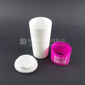 Reutilizables de plástico taza con tapa/producto de la publicidad/taza de café - Product Image 6
