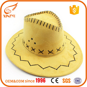 Barato al por mayor de los niños sombreros de vaquero moda amarillo mini sombreros de vaquero - Product Image 3
