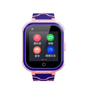 T3 4G bambini astuto di gps della vigilanza per i bambini supporto video chiamata wechat bambino smartwatch con monitor remoto batteria di grandi dimensioni GPS WIFI LBS
