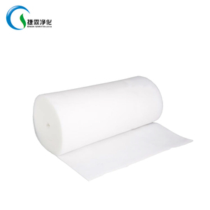C-600G filtro de aire blanco poliéster completo pegado Filtro de techo de cabina de pintura, filtro industrial - Product Image 1