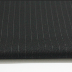 Koyu lacivert şerit için yüksek kaliteli hazır stok merino kamgarn erkek yün polyester takı<span class=keywords><strong>m</strong></span> elbise kumaşları - Product Image 2