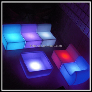 كرسي حديث RGB مع إضاءة نوادي ليلية لطاولات الأريكة-أثاث للمناسبة التجارية الخارجية - Product Image 3