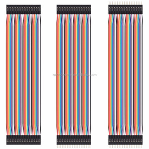40pin nữ nam Dupont dòng cáp điện cáp Jumper nối Breadboard 10cm 20cm 30cm Breadboard Jumper dây nóng bán - Product Image 2