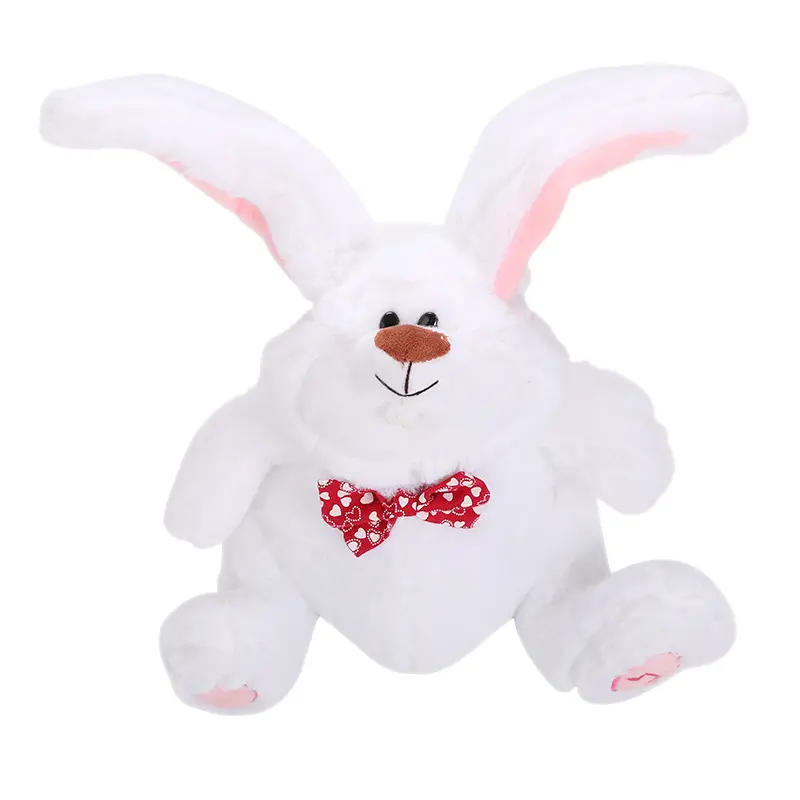 Coniglio giocattoli di peluche coniglietto di pasqua danza canto parlare soffice peluche bambola coniglio grandi orecchie giocattolo elettrico peluche giocattolo per bambini