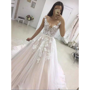 Nouvelle robe de mariée russe de style plage, ivoire, épaules dénudées, robe de bal, gros seins - Product Image 2