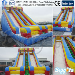 Ngoài Trời Giá Rẻ Đúp Lane Bên <span class=keywords><strong>Inflatable</strong></span> <span class=keywords><strong>Bouncy</strong></span> Nhà Trượt Nhảy Trượt Trò Chơi - Product Image 2