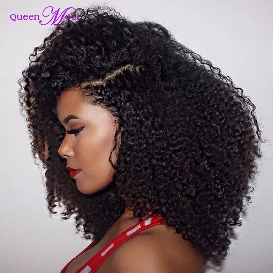 Brazilian curly hair 100 virgin hair extensions Natural color Brazilian human hair