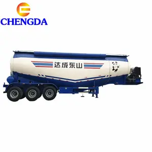 Xi Măng Máy Kéo Trailer Kích Thước Số Lượng Lớn Bột Vận Chuyển Bán Xe Tải Trailer