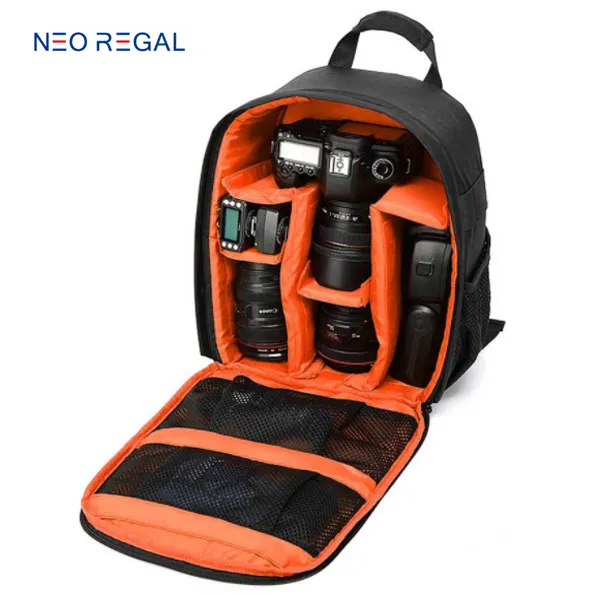 China Supplier Wholesale Waterproof Large DSLR Travel Camera Bag Backpack