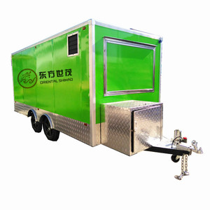 Calle móvil carrito de comida rápida churros remolque alimentos - Product Image 3