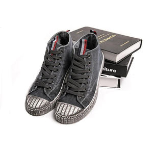 Custom Low MOQ 600 paia <span class=keywords><strong>di</strong></span> <span class=keywords><strong>scarpe</strong></span> Casual da uomo con tomaia in tela e suola in gomma - Product Image 6