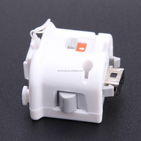 Télécommande sans fil Motion Plus MotionPlus Adaptateur Capteur pour Nintendo Wii Remote Controller Motion + étui en silicone