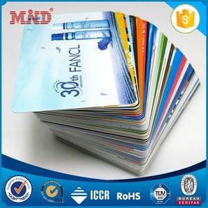 MDC1144 size standard blank tk4100 rfid card with uid number printout in White - Product Image 4