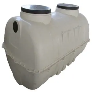 Rumah Tangga Biodigester untuk Pengolahan Air Limbah Toilet Drain Sistem 0.5M3 Fiberglass Septic Tank