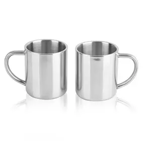 220ml /300ml Wholesale Metal Cup Stainless Steel Double Wall Coffee Mug