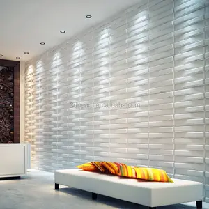 सजावटी डी दीवार पैनलों लकड़ी ऊन सीमेंट बोर्ड
