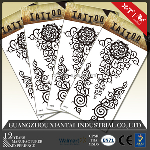 <span class=keywords><strong>Henné</strong></span> noir autocollant de <span class=keywords><strong>tatouage</strong></span> faites des, Bras arrière de l'épaule de tatouages de la jambe, Corps tatouages - Product Image 4