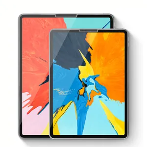 de papel como protector de pantalla ipad 7 Suppliers-Protector de pantalla para iPad de 9. ª generación, sin burbujas, antiarañazos, 9,7 pulgadas, 11 pulgadas, 12,9 pulgadas, 2021 pulgadas, 2 paquetes