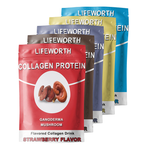 Lifeworth-<span class=keywords><strong>collagène</strong></span> végétal à saveur de noix de coco avec poudre ganoderma lucidum - Product Image 6
