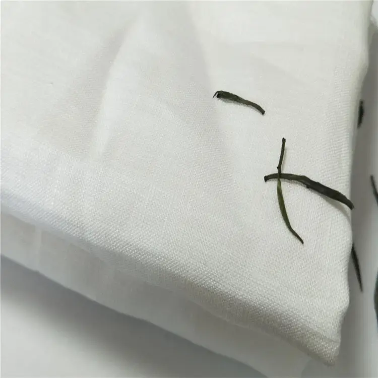 Huafeng All'ingrosso direttamente tessuto di lino/sbiancato tessuto di lino/filato tinto tessuto di lino abbigliamento per T-Shirt