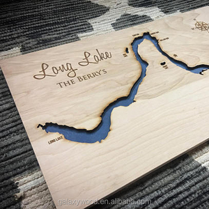 Gỗ Chưa Hoàn Thành Bản Đồ Mảnh Cho Nghệ Thuật Và Thủ Công - Product Image 2