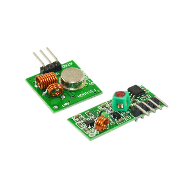 433Mhz RF Wireless Receiver and Transmitter module Kit for DIY Electronics