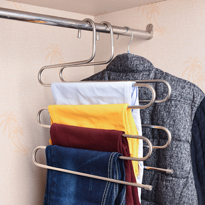 <span class=keywords><strong>Cintre</strong></span> de placard En Acier Inoxydable Multi-usages Magique Économiseur D'espace De Stockage D'espace Rack <span class=keywords><strong>cintre</strong></span> pour garde-robe - Product Image 3