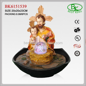 Jesús resina fuente de agua de interior - Product Image 4