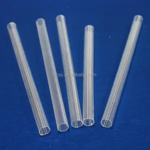 Extrusion rectangular plastic transparent pipe tube semi transparent plastic tube