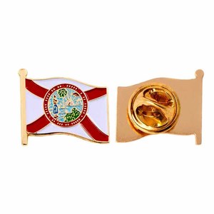 Magnetico posteriore trasparente del metallo dello smalto logo personalizzato risvolto pin folk artigianato - Product Image 4