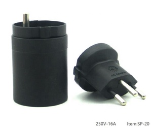 Adaptateur de prise secteur LEISHEN France Allemagne vers <span class=keywords><strong>Suisse</strong></span>, adaptateur de voyage secteur AC - Product Image 2