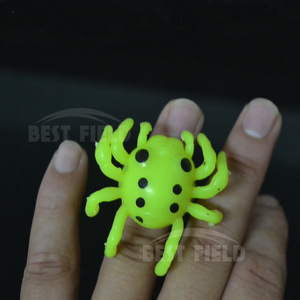 Anillo LED intermitente de araña de Halloween hecho de material de PVC duradero - Product Image 5