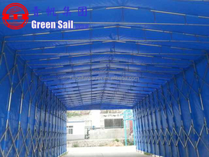 Bâche en PVC de garage rayée, vente en gros, Double couleur, pour tente externe professionnelle - Product Image 4